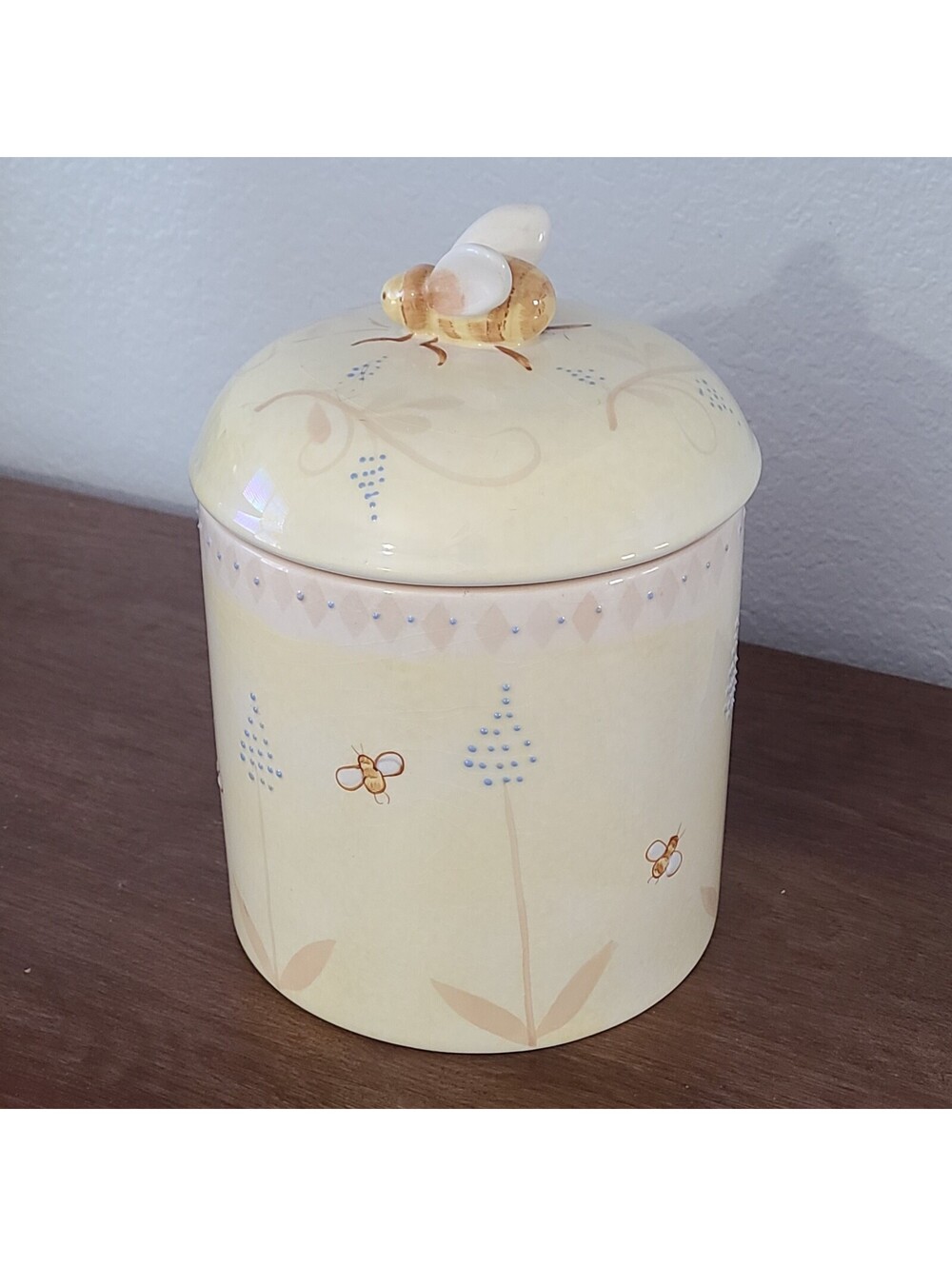 Block Buzz Buzz Deb Mores 1999 Large Bee Canister Cookie Jar